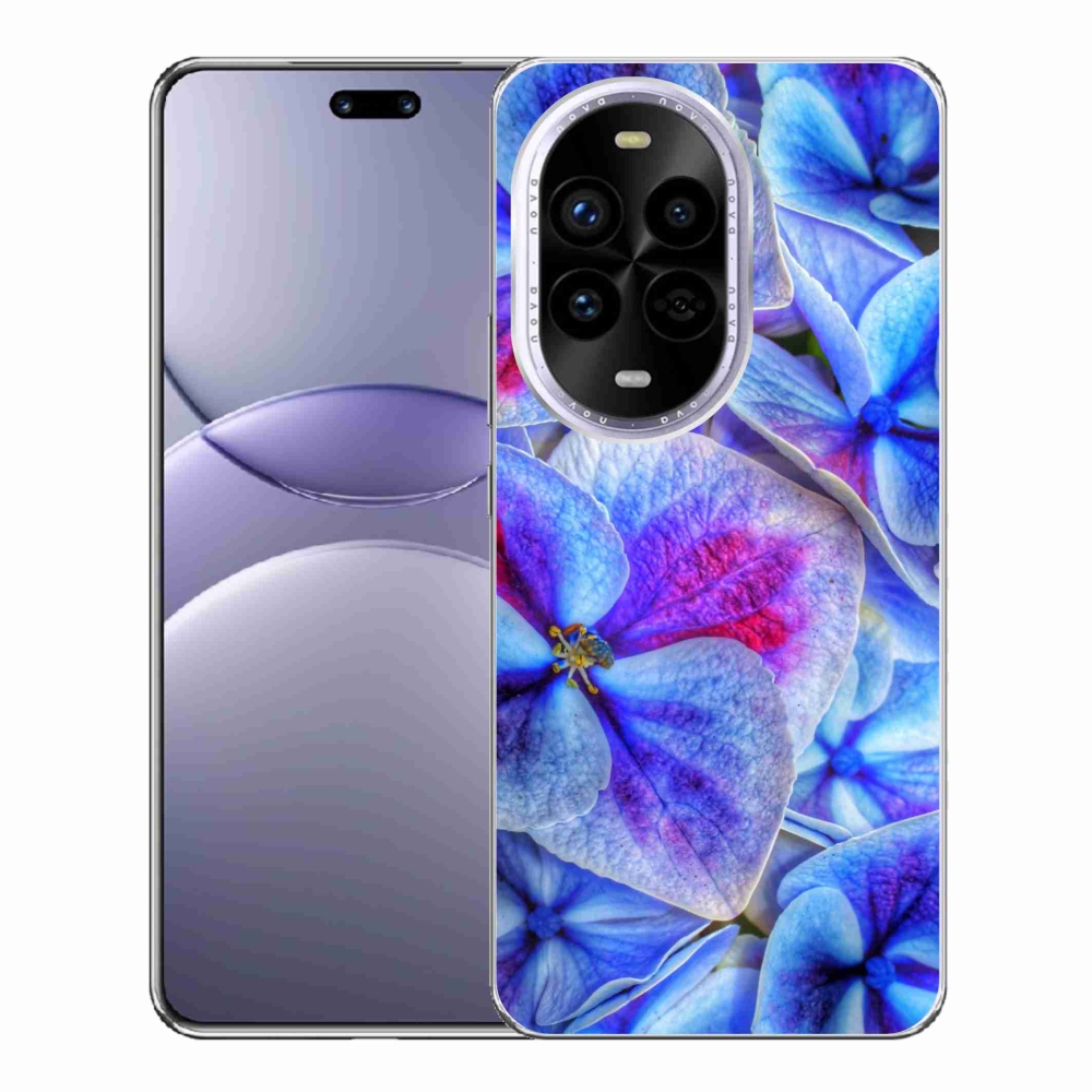 Gél borító mmCase a Huawei Nova 13 Pro 5G - kék virágok 1
