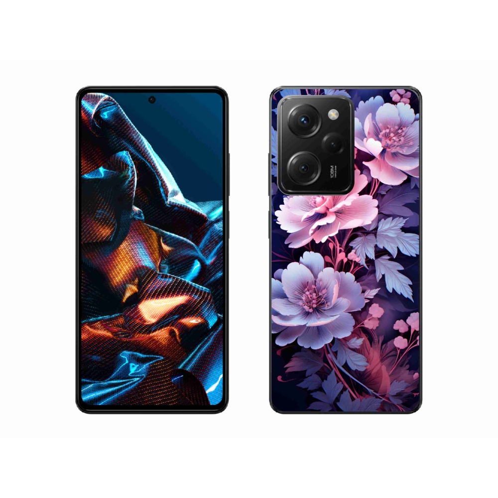 Gél borító mmCase a Xiaomi Poco X5 Pro 5G számára - virágok 11