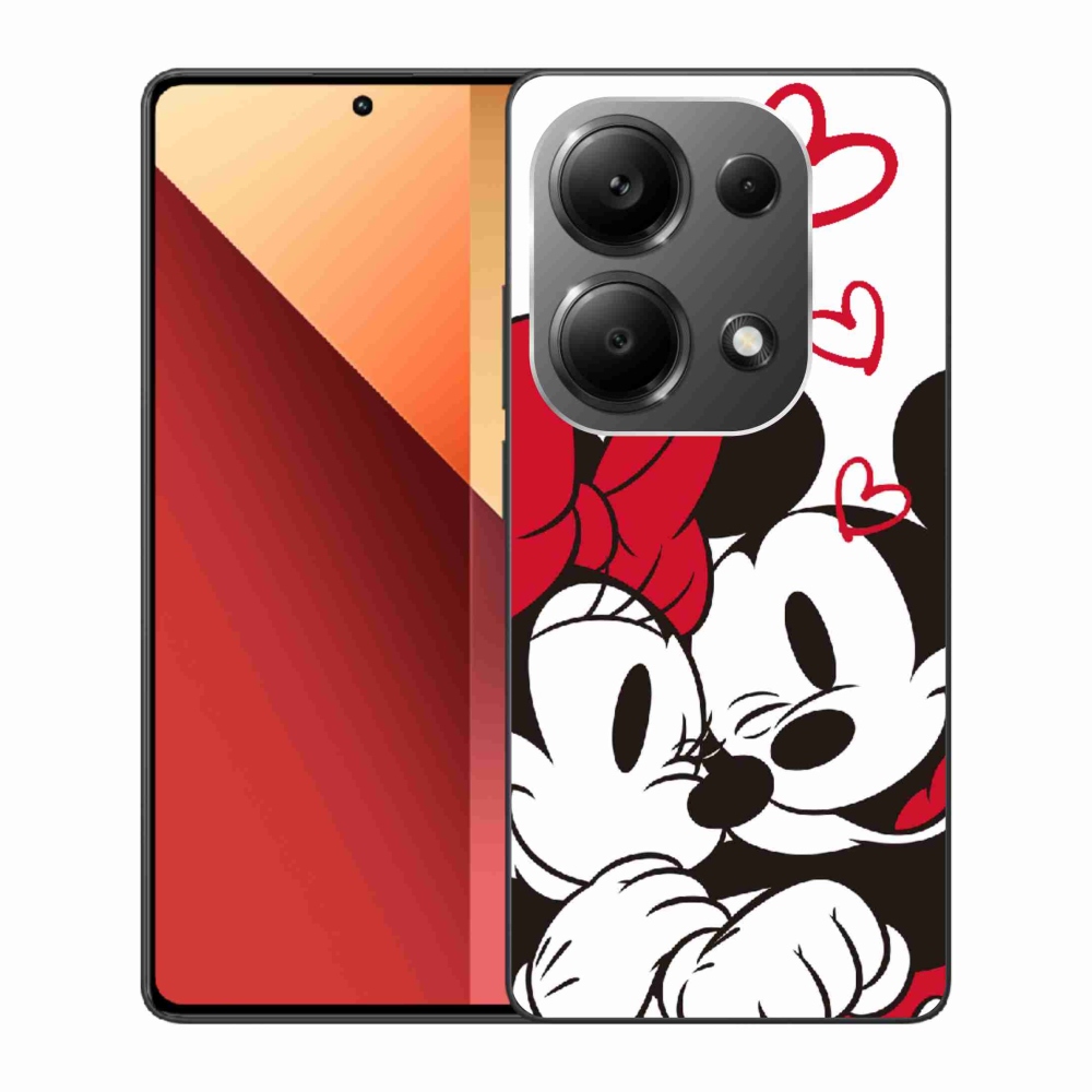 Zselés borítás mmCase a Xiaomi Redmi Note 13 Pro 4G/Poco M6 Pro - minnie és mickey számára