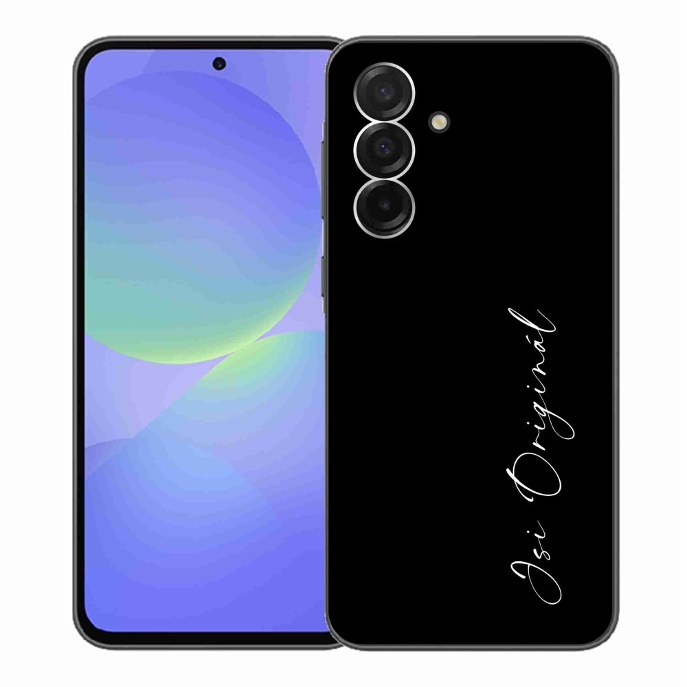 Gél borító mmCase Samsung Galaxy A36 5G - te vagy az eredeti fekete háttér