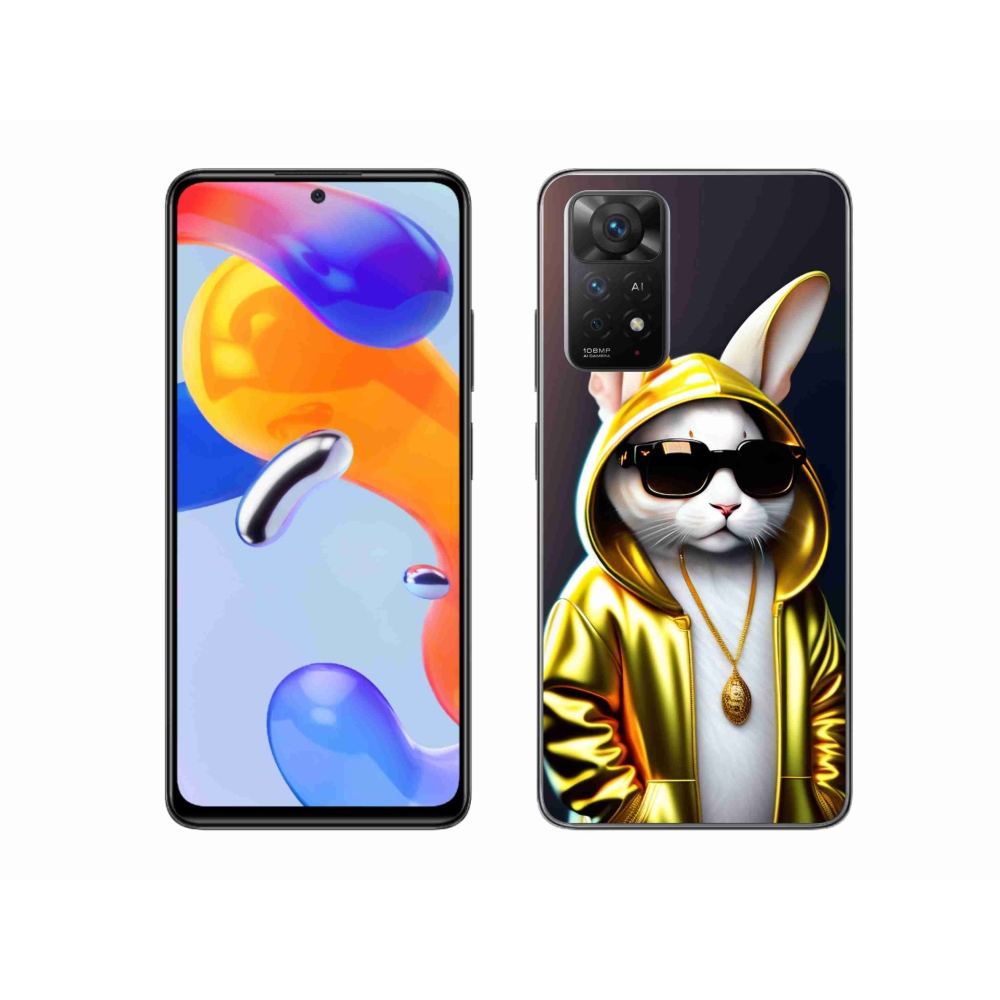 Gél borítás mmCase a Xiaomi Redmi Note 11 Pro 4G/5G számára - cat boss