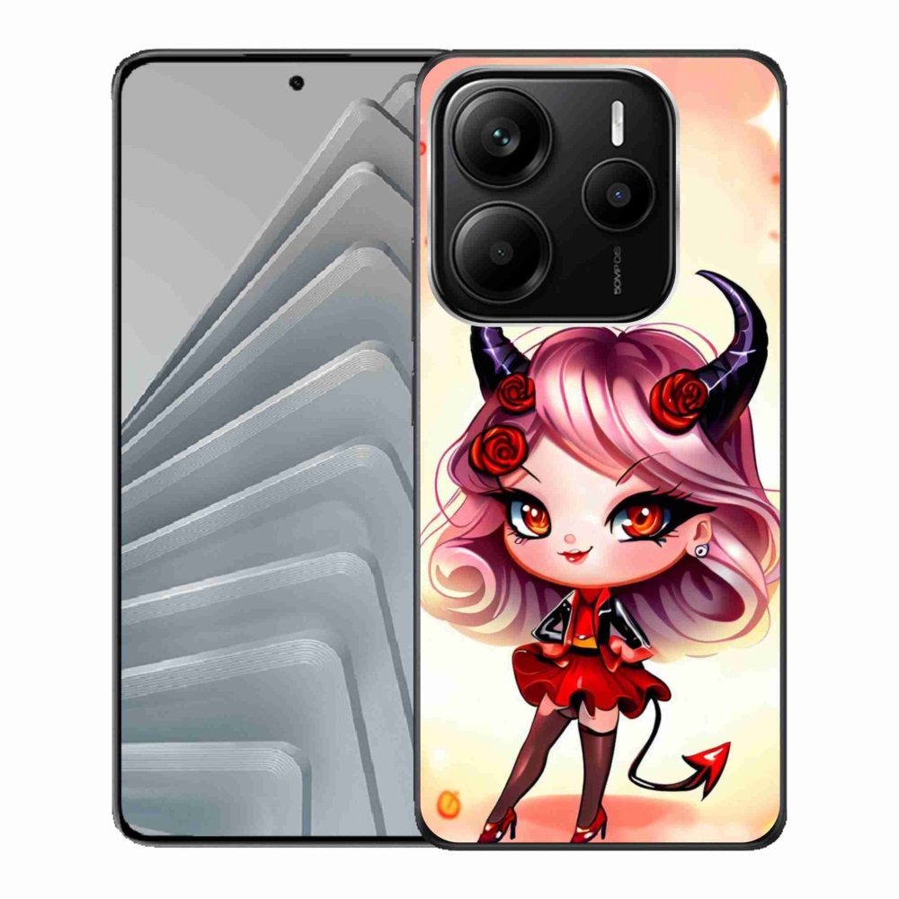 Gél borító mmCase a Xiaomi Redmi Note 14 5G számára - rajzfilm ördög