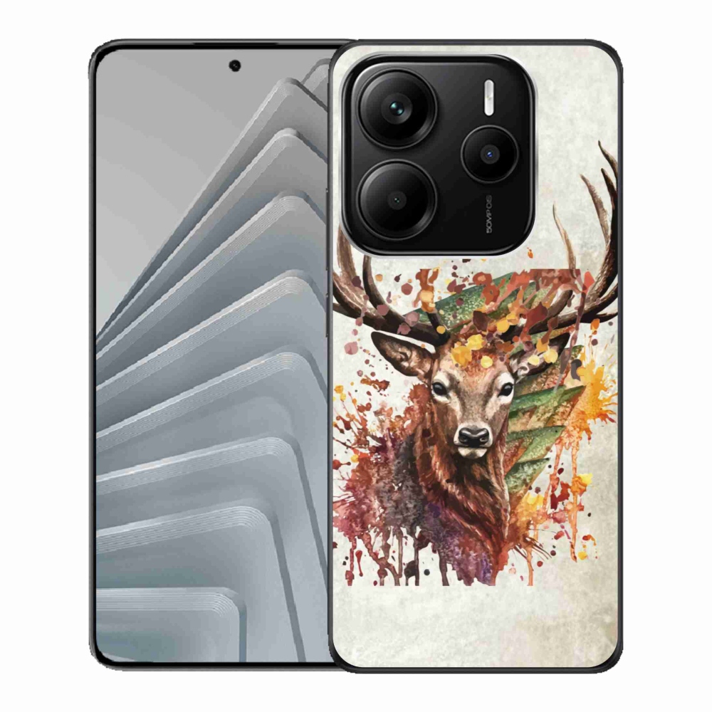 Gél borítás mmCase a Xiaomi Redmi Note 14 5G számára - szarvas 1