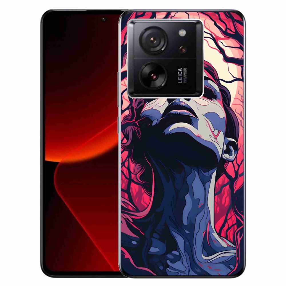 Zselés borítás mmCase a Xiaomi 13T/13T Pro számára - absztrakt felület