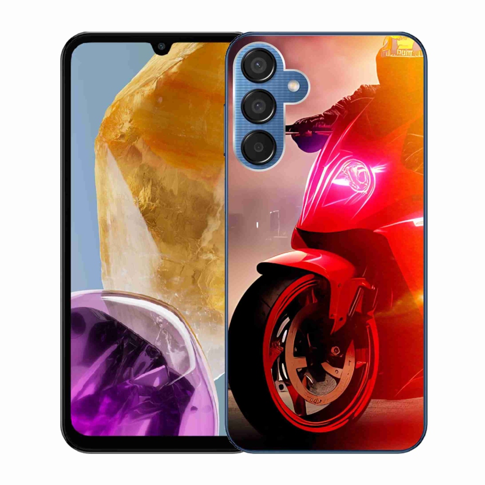 Zselés borítás mmCase Samsung Galaxy M15 5G - motorosokhoz