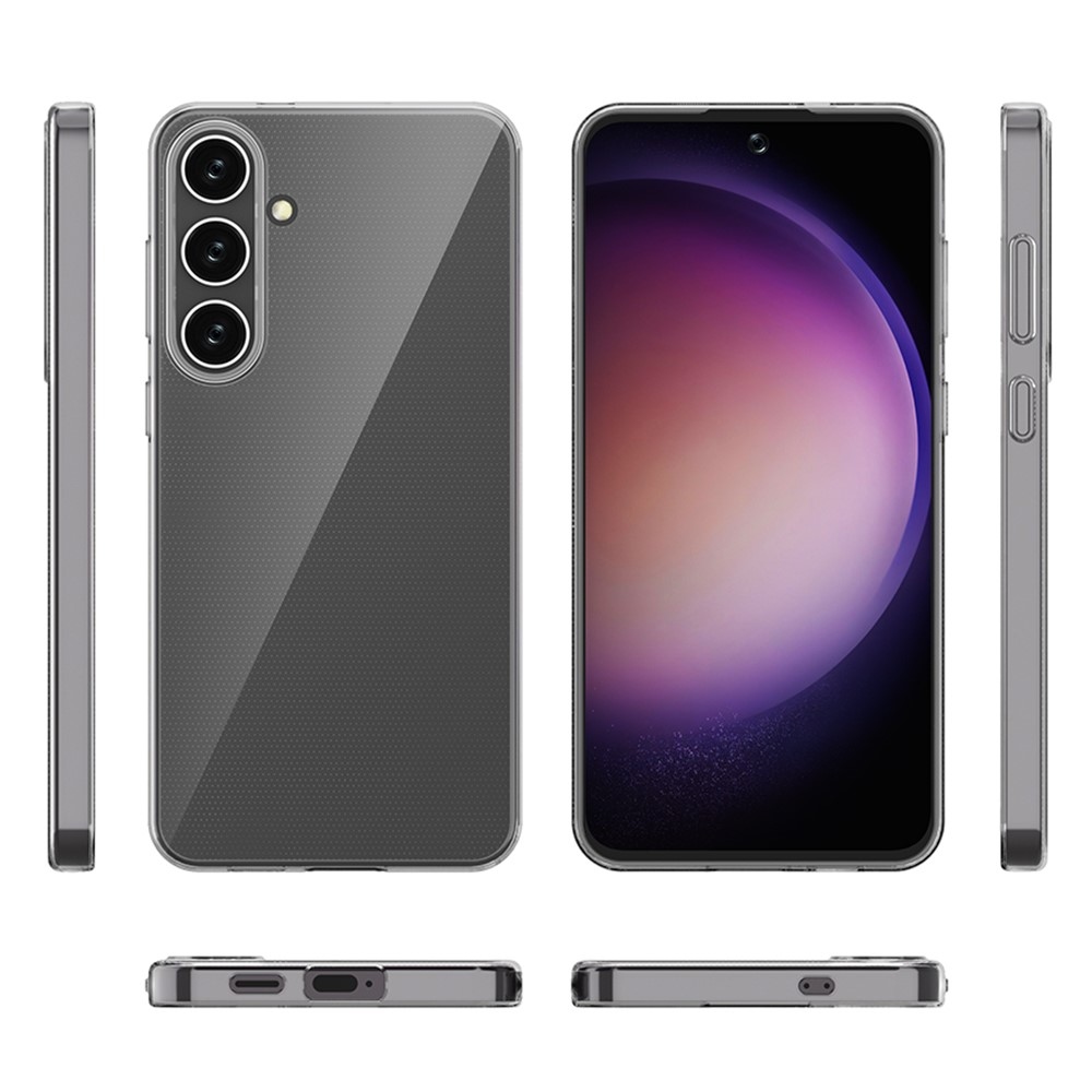 Átlátszó zselés tok Samsung Galaxy S24+ - átlátszó