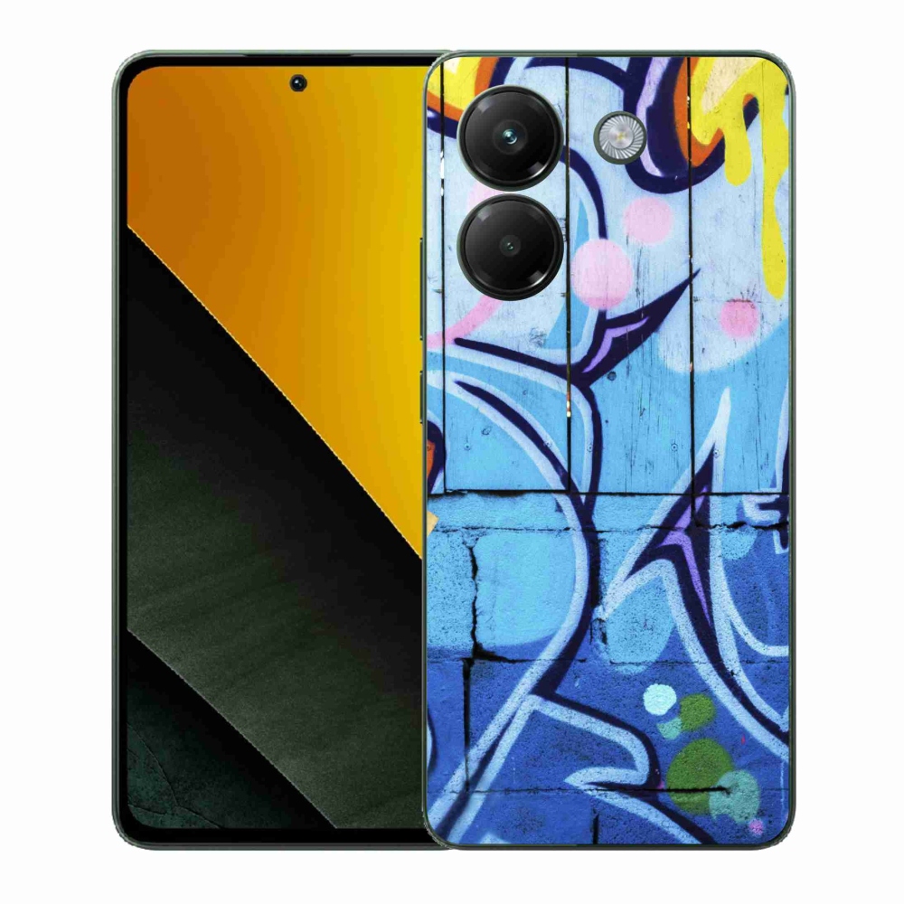 Gél borítás mmCase a Xiaomi Poco M7 Pro 5G számára - graffiti