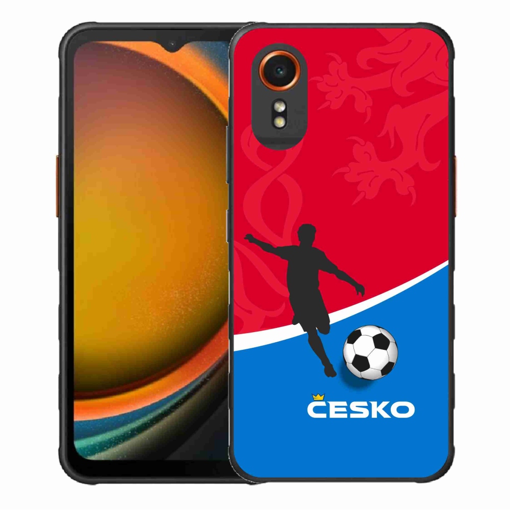 Gél borítás mmCase Samsung Galaxy Xcover 7 - foci Csehország