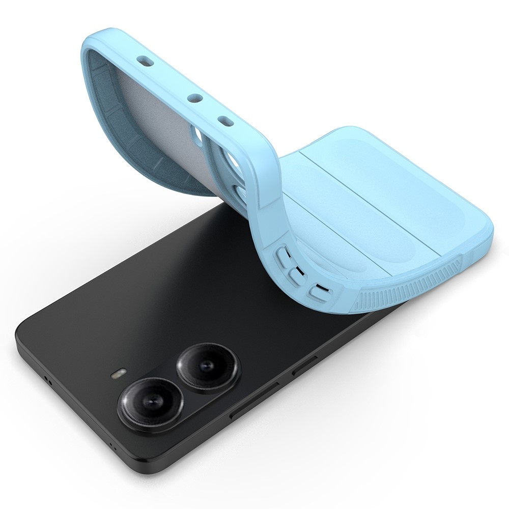 Rugg tartós zselés tok Xiaomi Poco X7 Pro 5G - világoskék színben