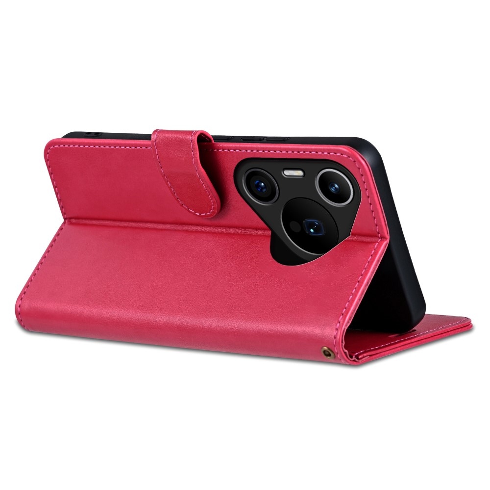 AZNS könyvtáska Huawei Pura 70 Pro-hoz - piros