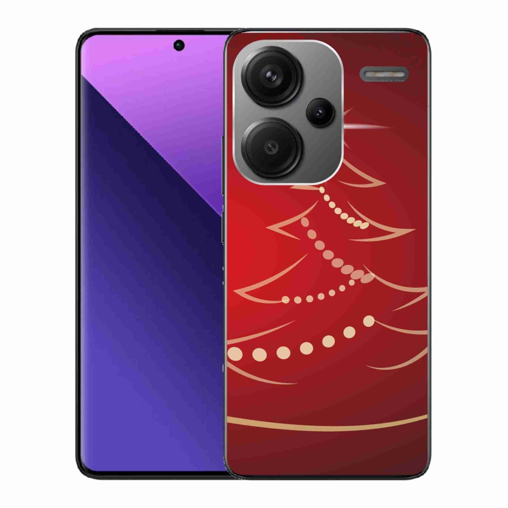 Gél borítás mmCase a Xiaomi Redmi Note 13 Pro+ 5G számára - karácsonyfa karikatúra