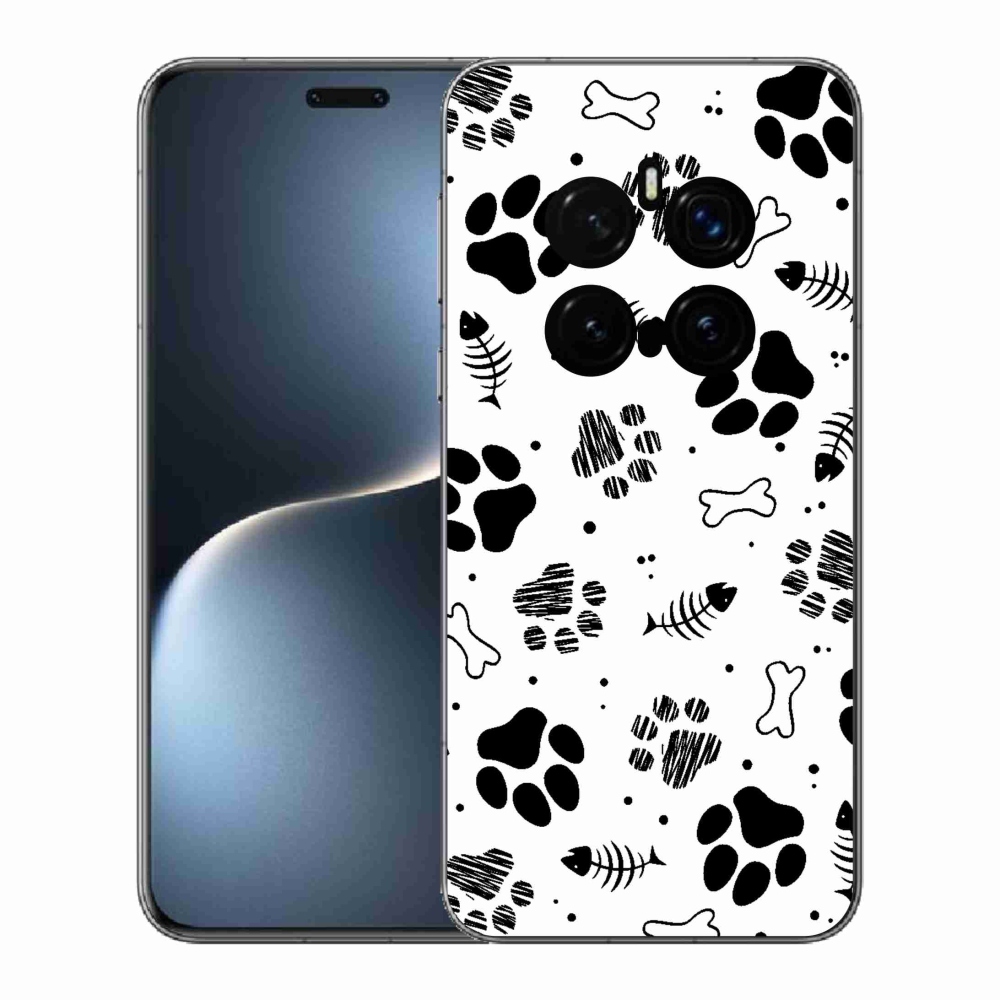 Gél borítás mmCase a Honor Magic 7 Pro 5G készülékhez - kutyamancsok 1