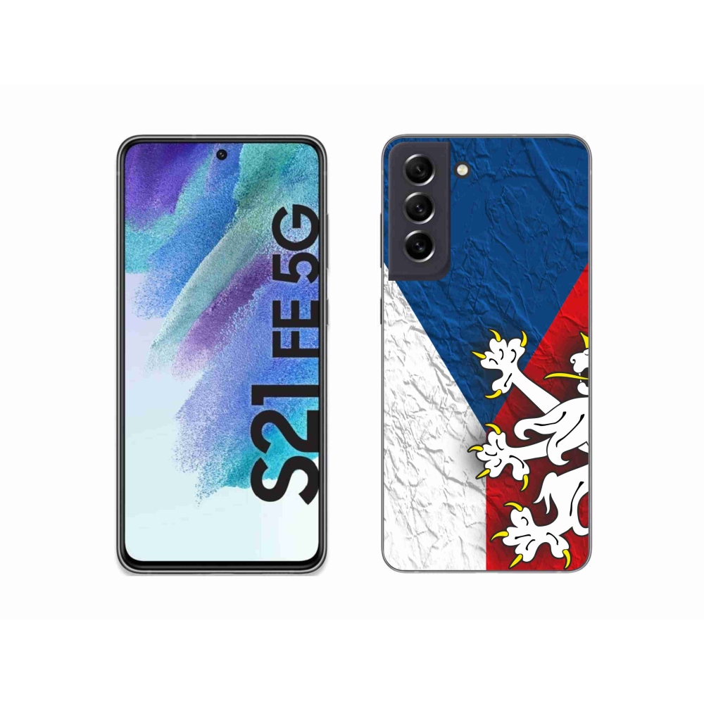 Gél védőhuzat mmCase Samsung Galaxy S21 FE 5G - cseh zászló 1