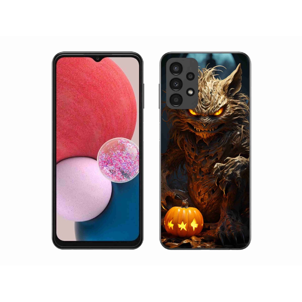 Gél borítás mmCase Samsung Galaxy A13 4G - Halloween szörny - Samsung Galaxy A13 4G számára