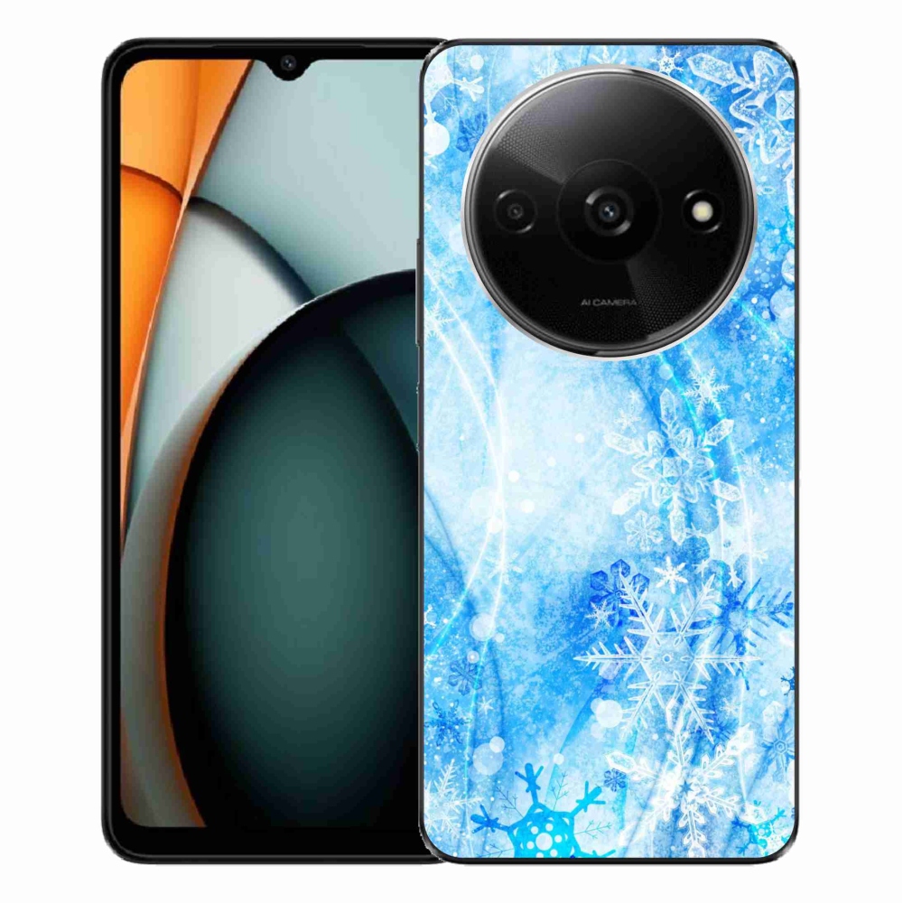 Gél borítás mmCase a Xiaomi Redmi A3-hoz - hópelyhek
