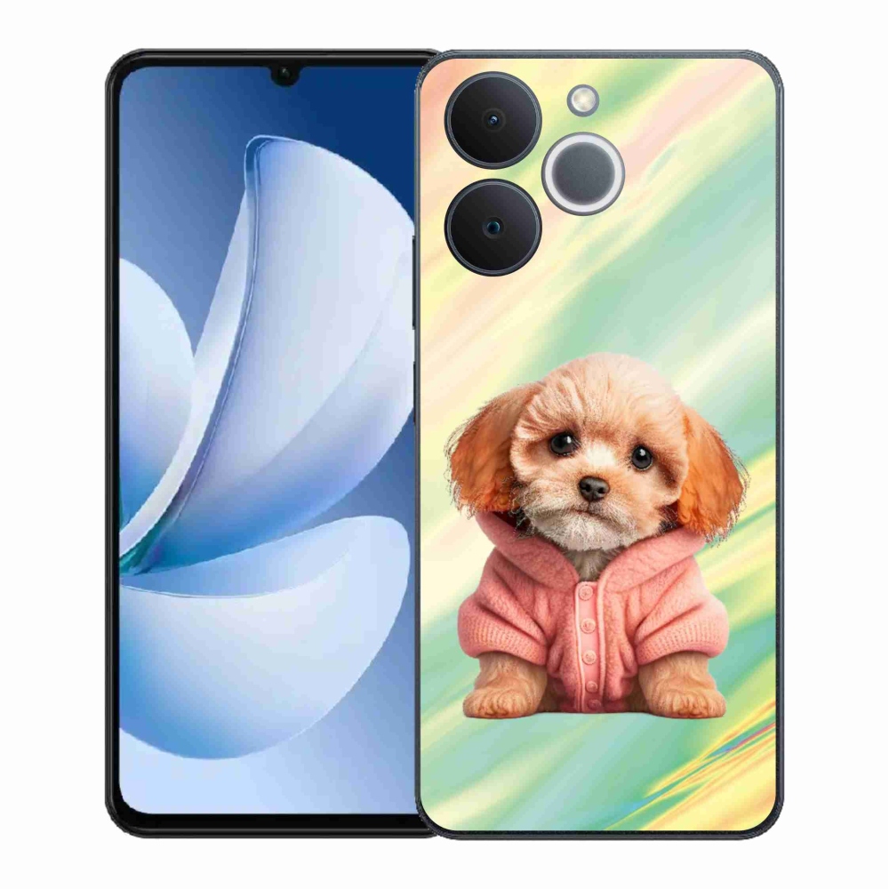 Gél borítás mmCase a Realme Note 70T-hez - pulóveres kiskutya