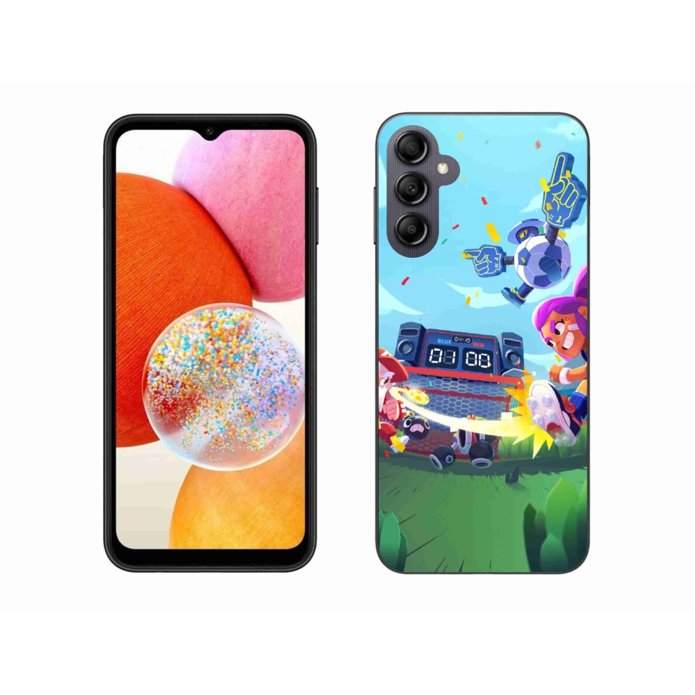 Zselés borítás mmCase Samsung Galaxy A14 4G/5G - verekedés csillagok 1