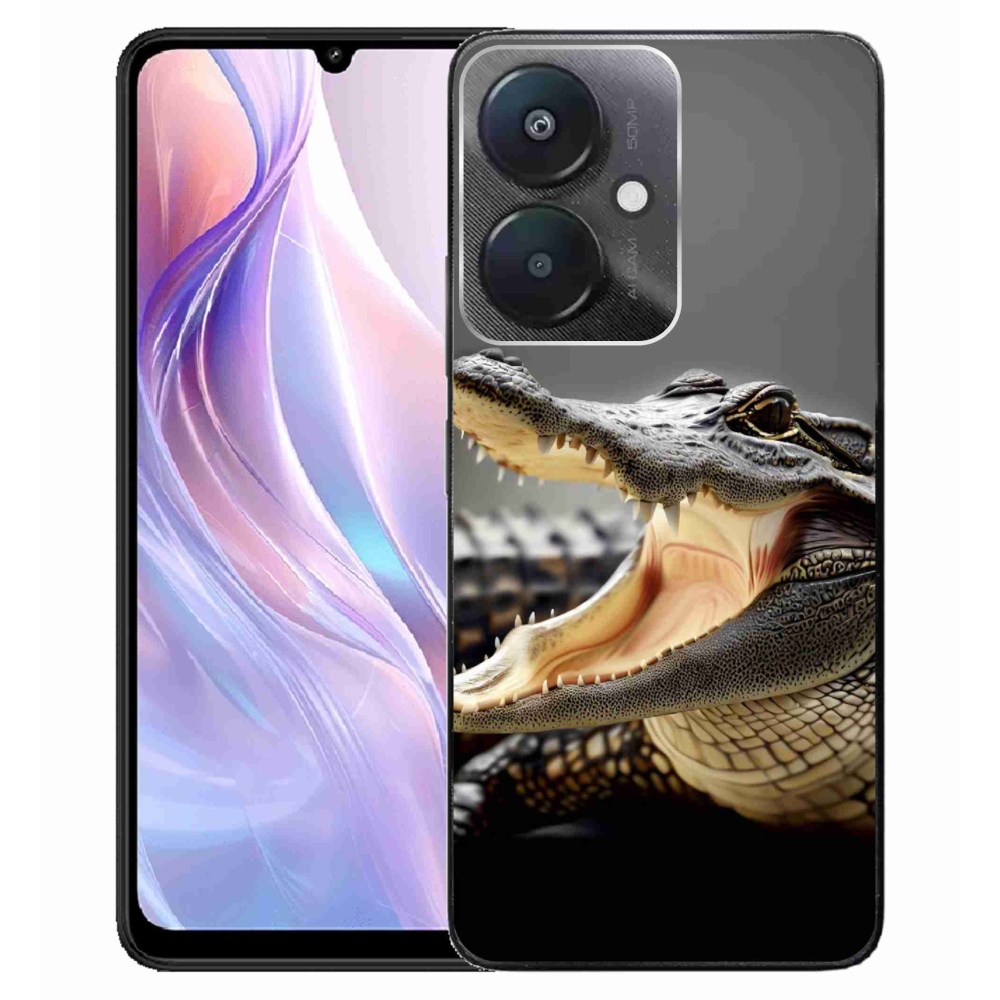 Gél borítás mmCase a Xiaomi Redmi 13C 5G-hez - krokodil