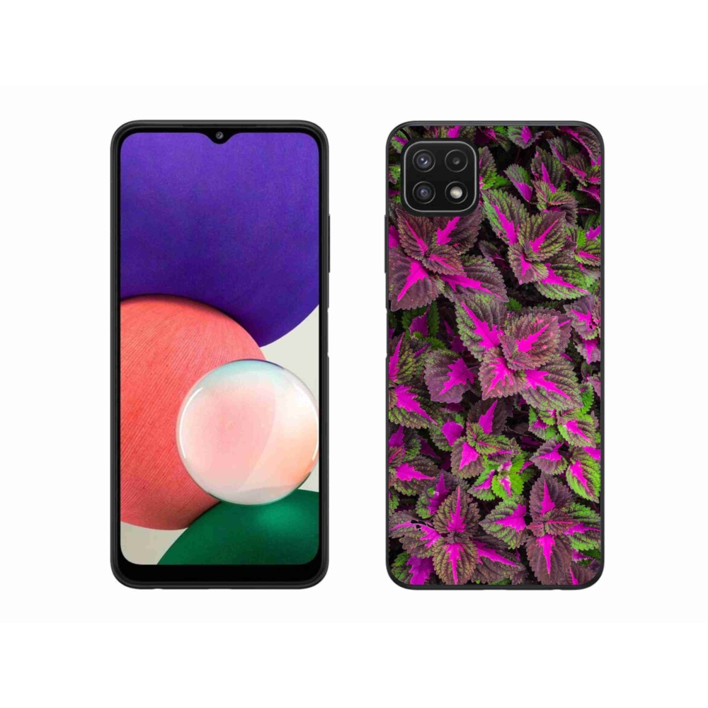 Gél borító mmCase Samsung Galaxy A22 5G - virágok 10