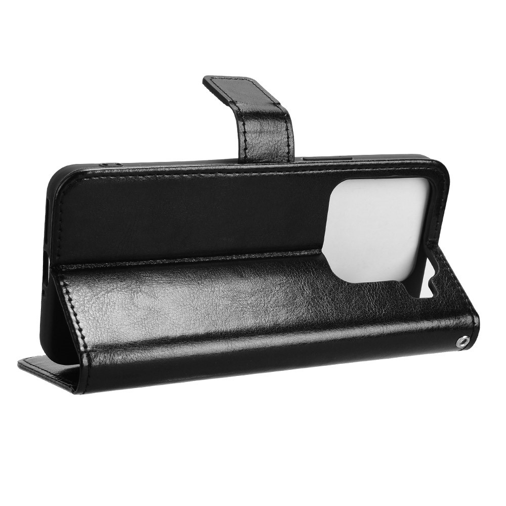 Őrült könyv tok Xiaomi 15 Pro-hoz - fekete