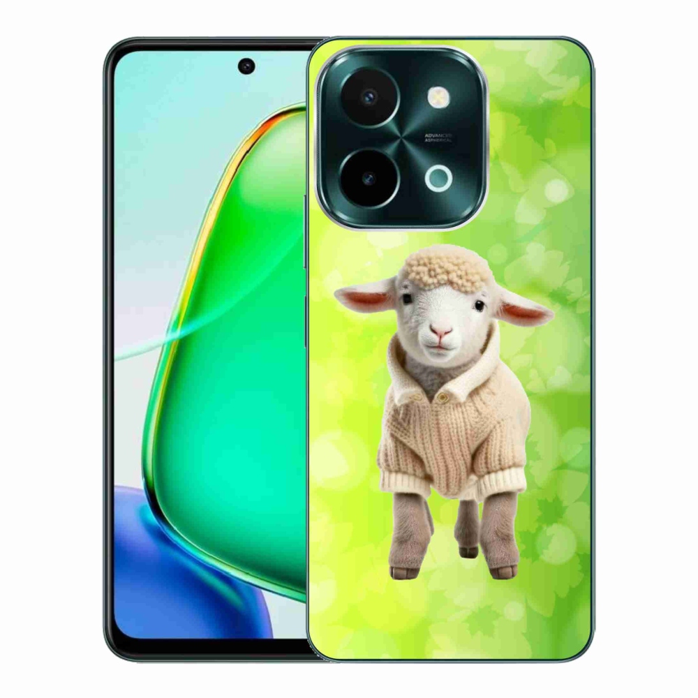 Zselés borítás mmCase a Vivo Y28-hoz - bárány pulóverben