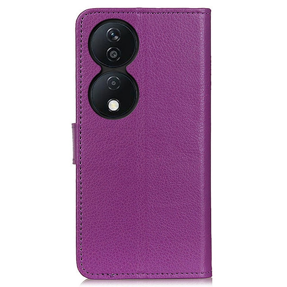 Litchie könyvtáska a Honor X7b/Honor 90 Smart készülékhez - lila