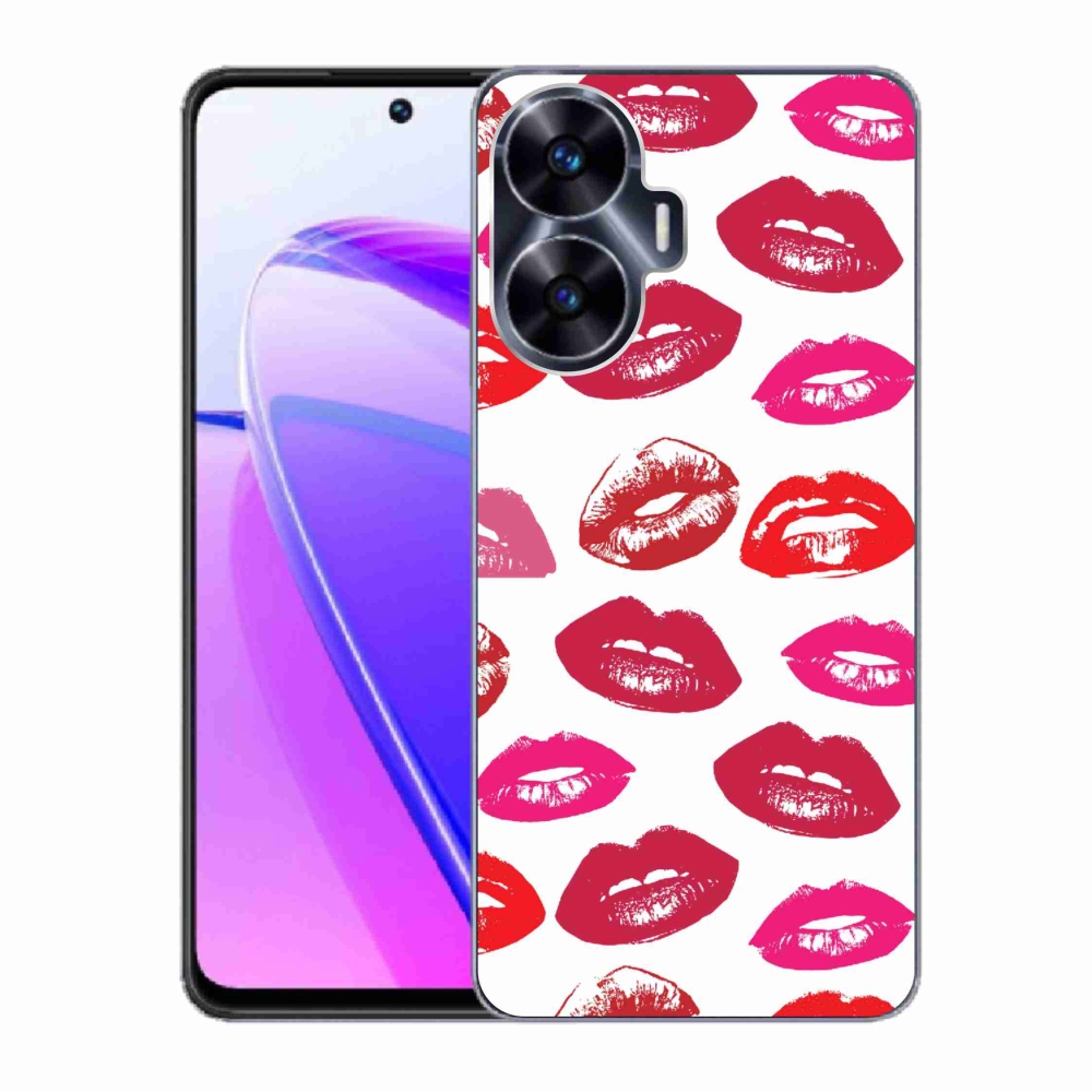 Gél borítás mmCase a Realme C55 készülékhez - ajkak