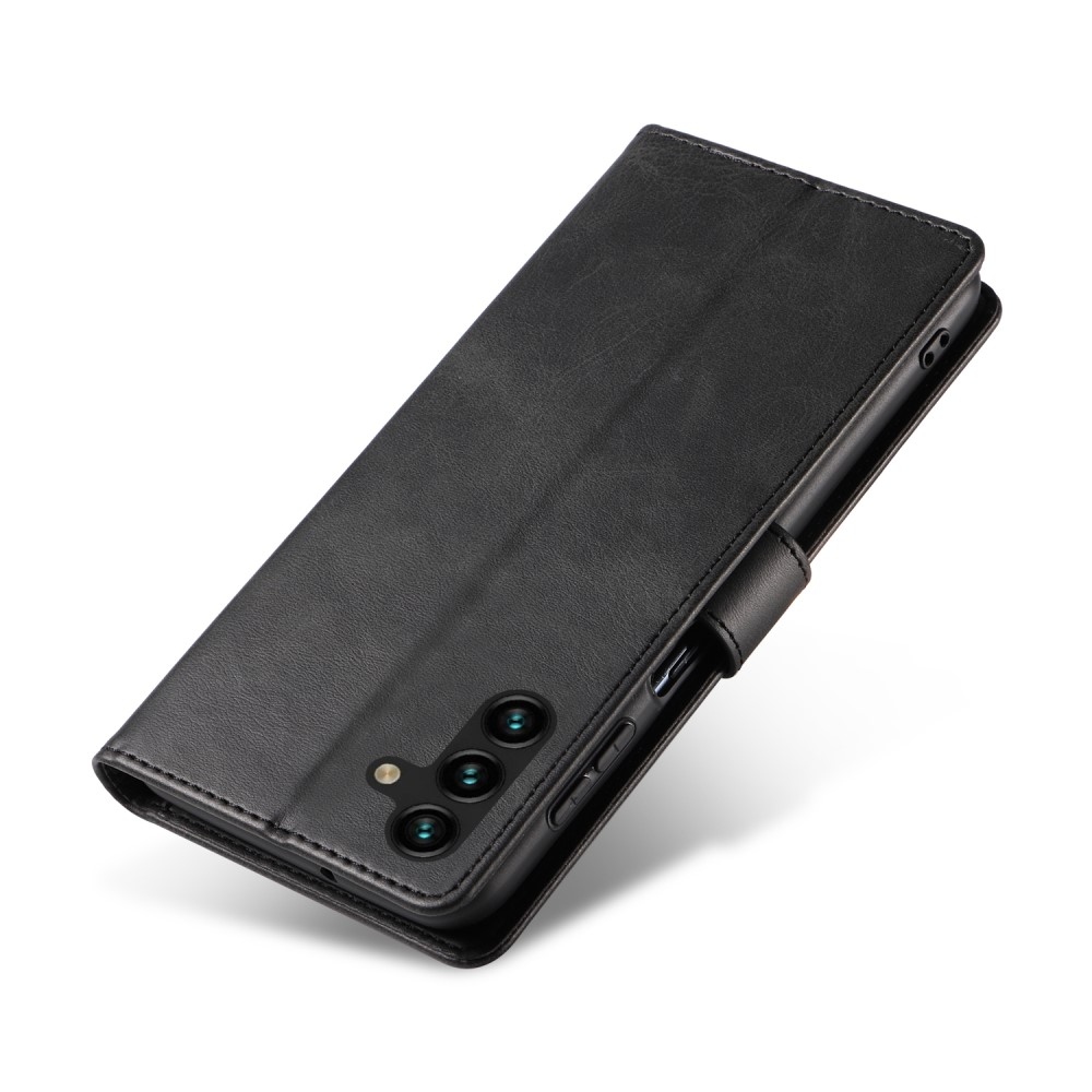 Zárható könyvtáska Samsung Galaxy A26 5G - fekete