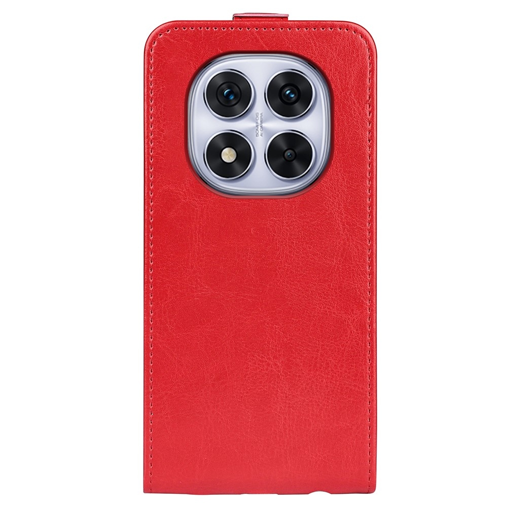 Függőleges könyvtáska Xiaomi Redmi Note 14 Pro 5G/Poco X7 5G - piros