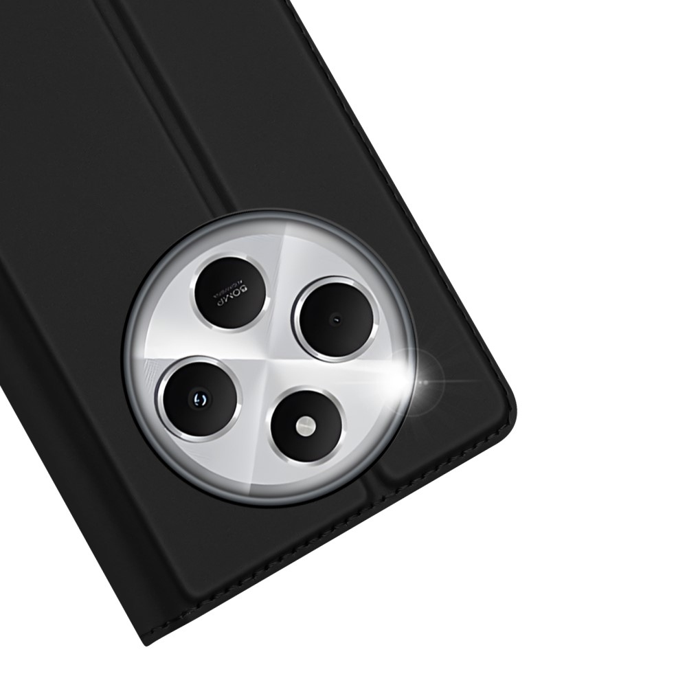 DUX könyvtáska a Xiaomi Poco C75/Redmi 14C készülékhez - fekete