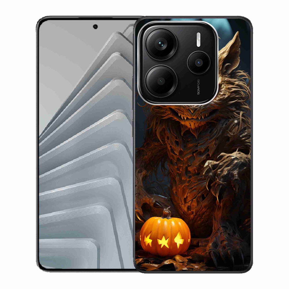 Gél borítás mmCase a Xiaomi Redmi Note 14 5G számára - Halloween szörnyeteg