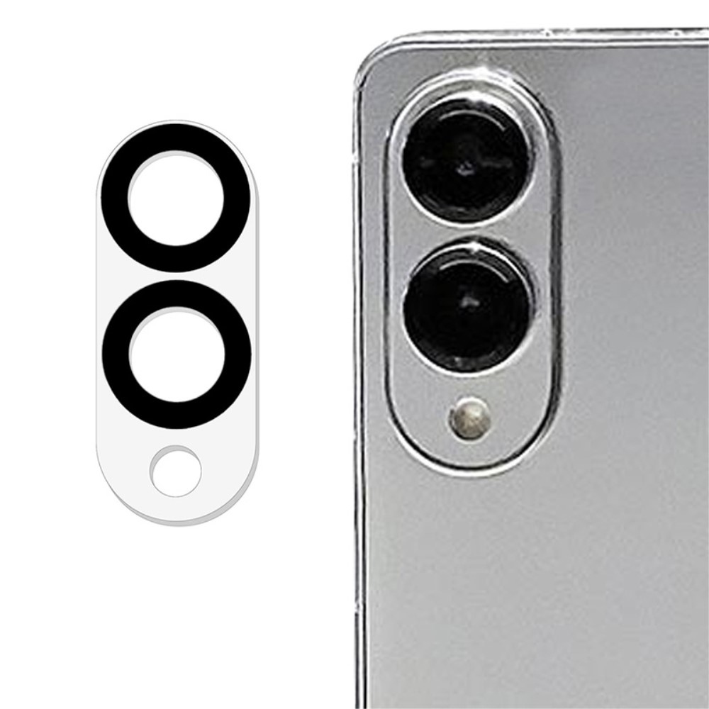 Kamera lencse üveg a Samsung Galaxy S25 Edge kamerán - fekete gyűrűk