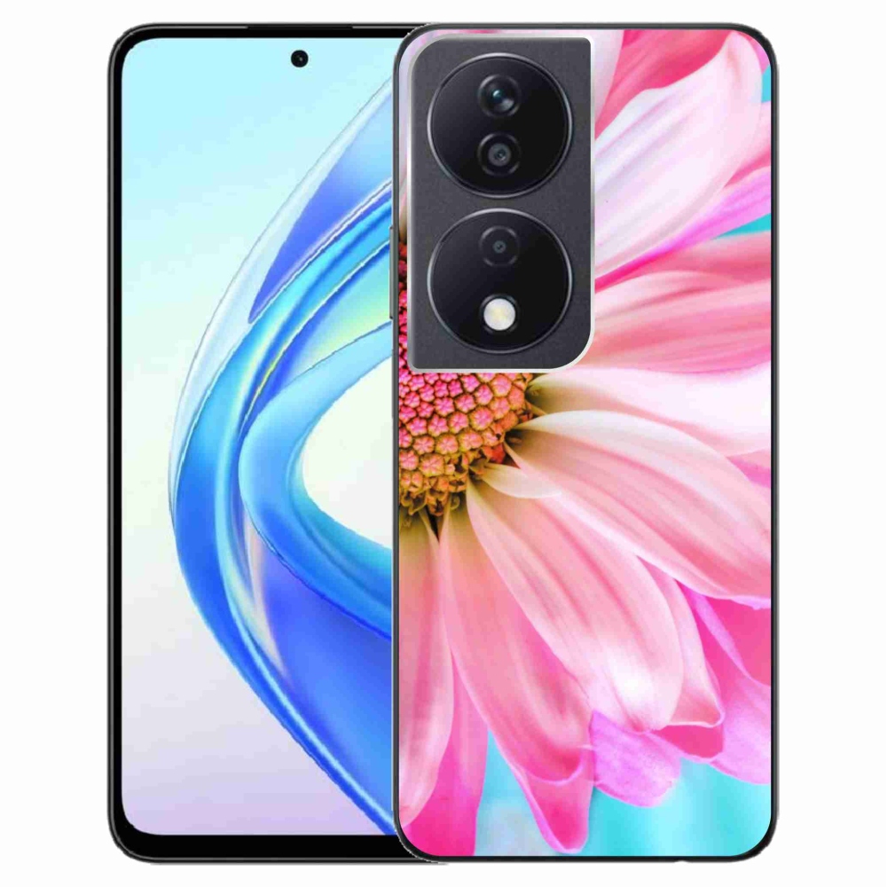 Gél védőhuzat mmCase a Honor X7b/Honor 90 Smart készülékhez - rózsaszín virág