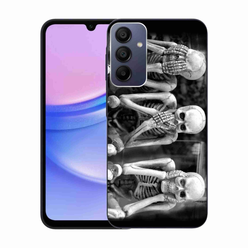 Gél borítás mmCase Samsung Galaxy A15 4G/5G - csontvázakhoz