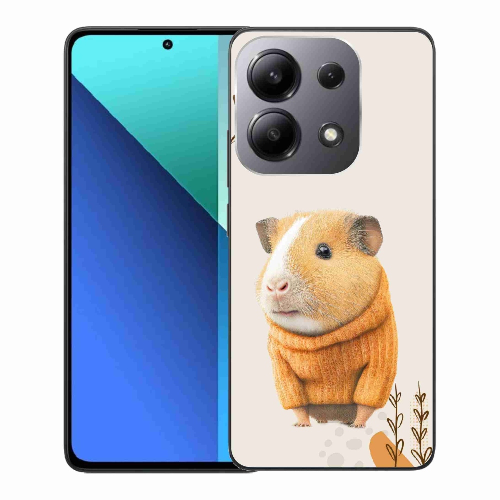 Gél borítás mmCase a Xiaomi Redmi Note 13-hoz - tengerimalac a pulóverben