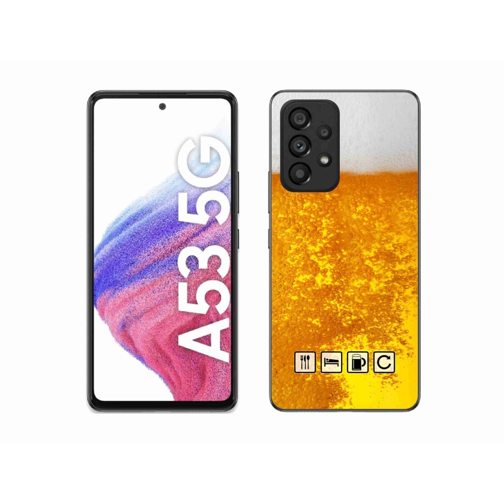 Gél borítás mmCase Samsung Galaxy A53 5G - sör motívum 3