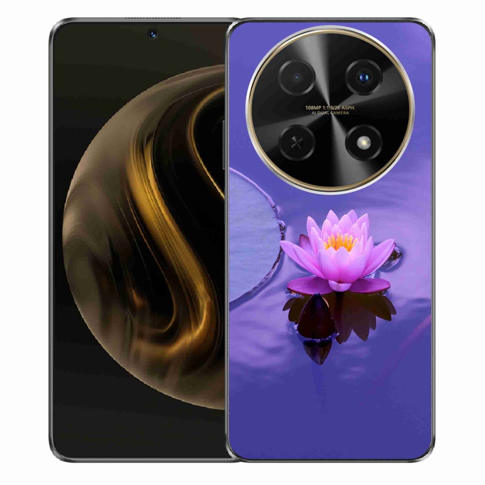 Gél tok mmCase a Huawei Nova 12i számára - virág a felületen