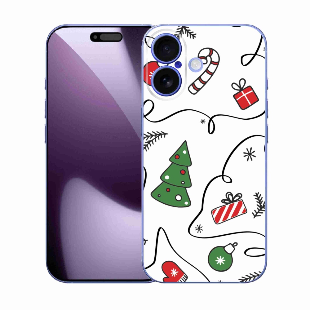 Gél borító mmCase iPhone 17 készülékhez - karácsonyi motívumok