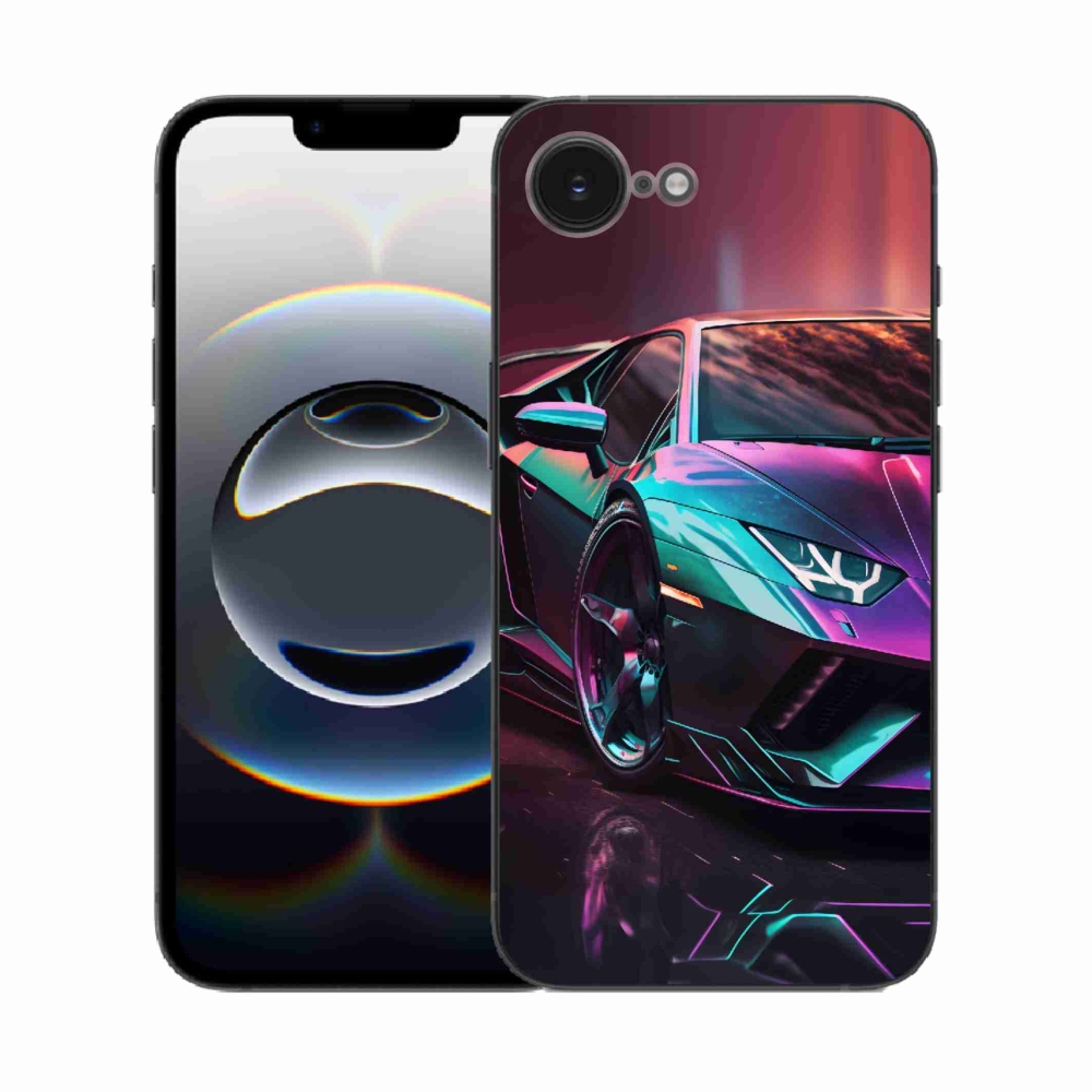 Zselés borítás mmCase iPhone 16e - autó 8