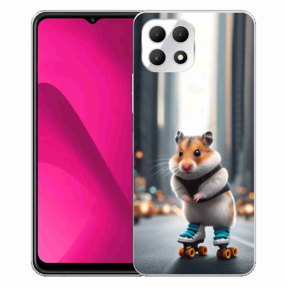 Zselés borítás mmCase a T-Mobile T Phone 2 készülékhez - hörcsög a korcsolyán