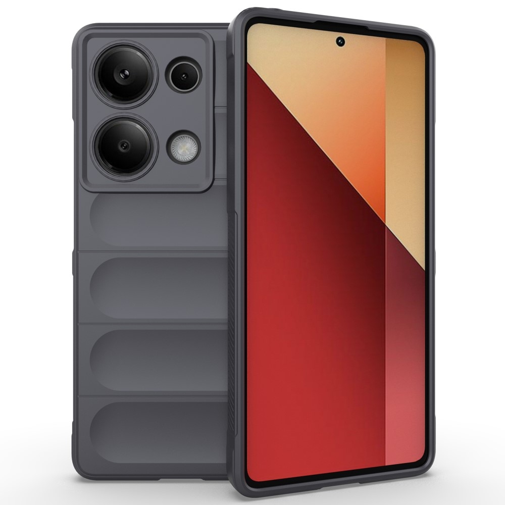 Rugg tartós zselés tok Xiaomi Redmi Note 13 Pro 4G/Poco M6 Pro - sötétszürke