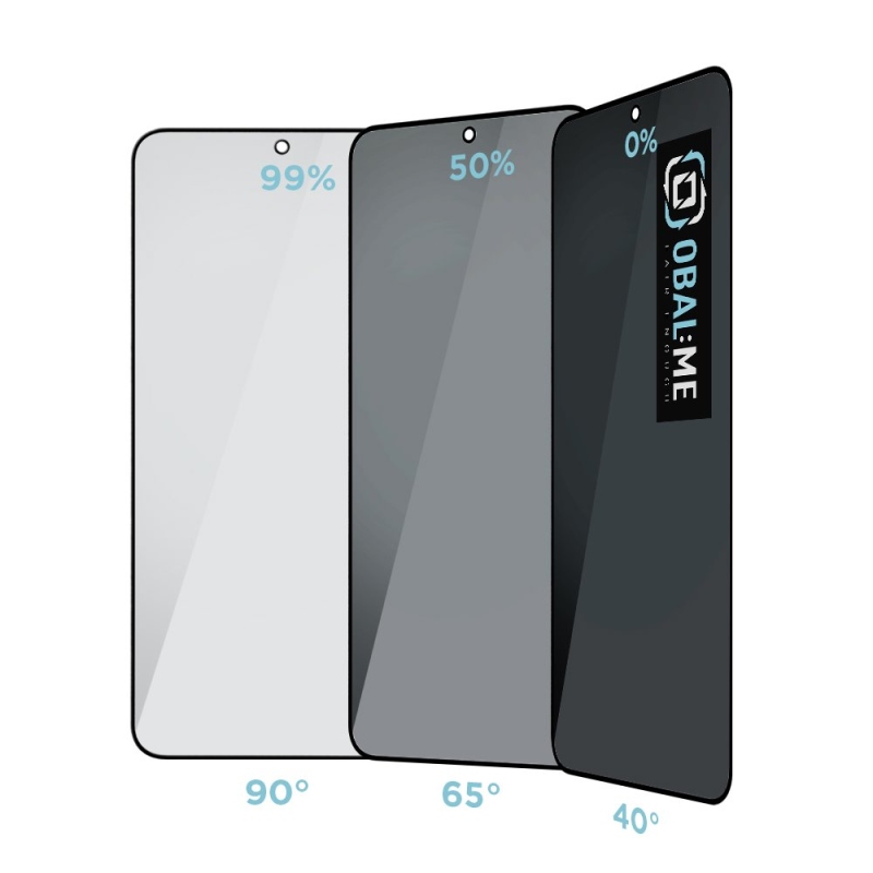 CSOMAG:ME Privacy 5D edzett üveg Samsung Galaxy S25 Fekete