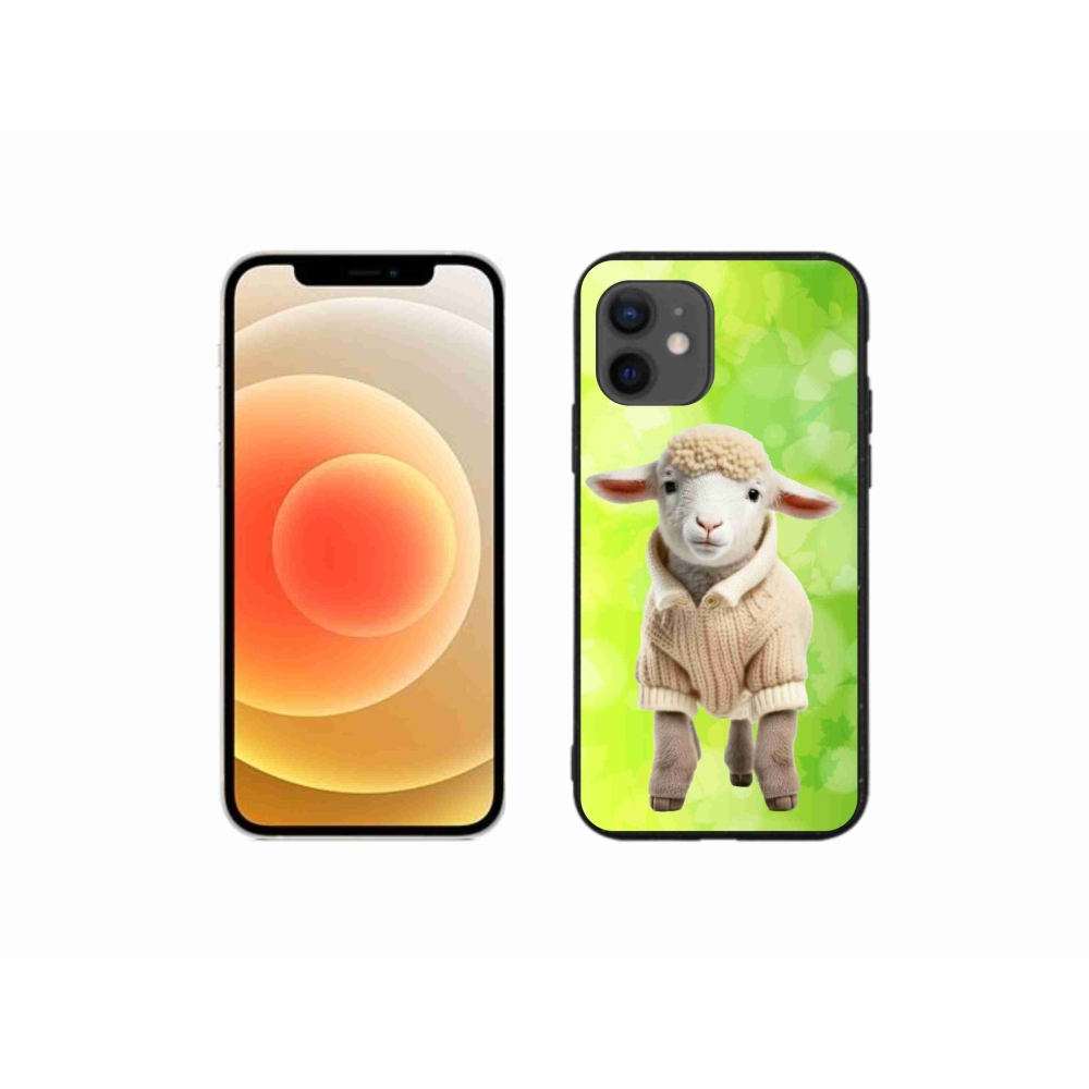 Gél borítás mmCase iPhone 12 mini készülékhez - bárány pulóverben