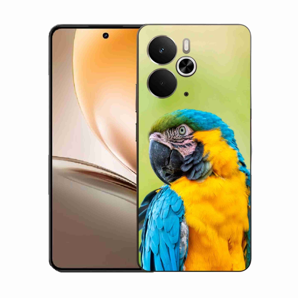 Gél borítás mmCase a Realme 14 5G/14T 5G készülékhez - papagáj ara 2