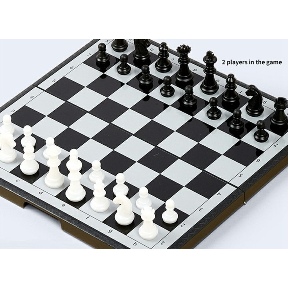 Mágneses összecsukható sakk 20 × 20 cm utazókészlet