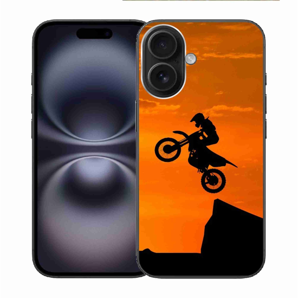 Zselés borítás mmCase iPhone 16 készülékhez - motocross