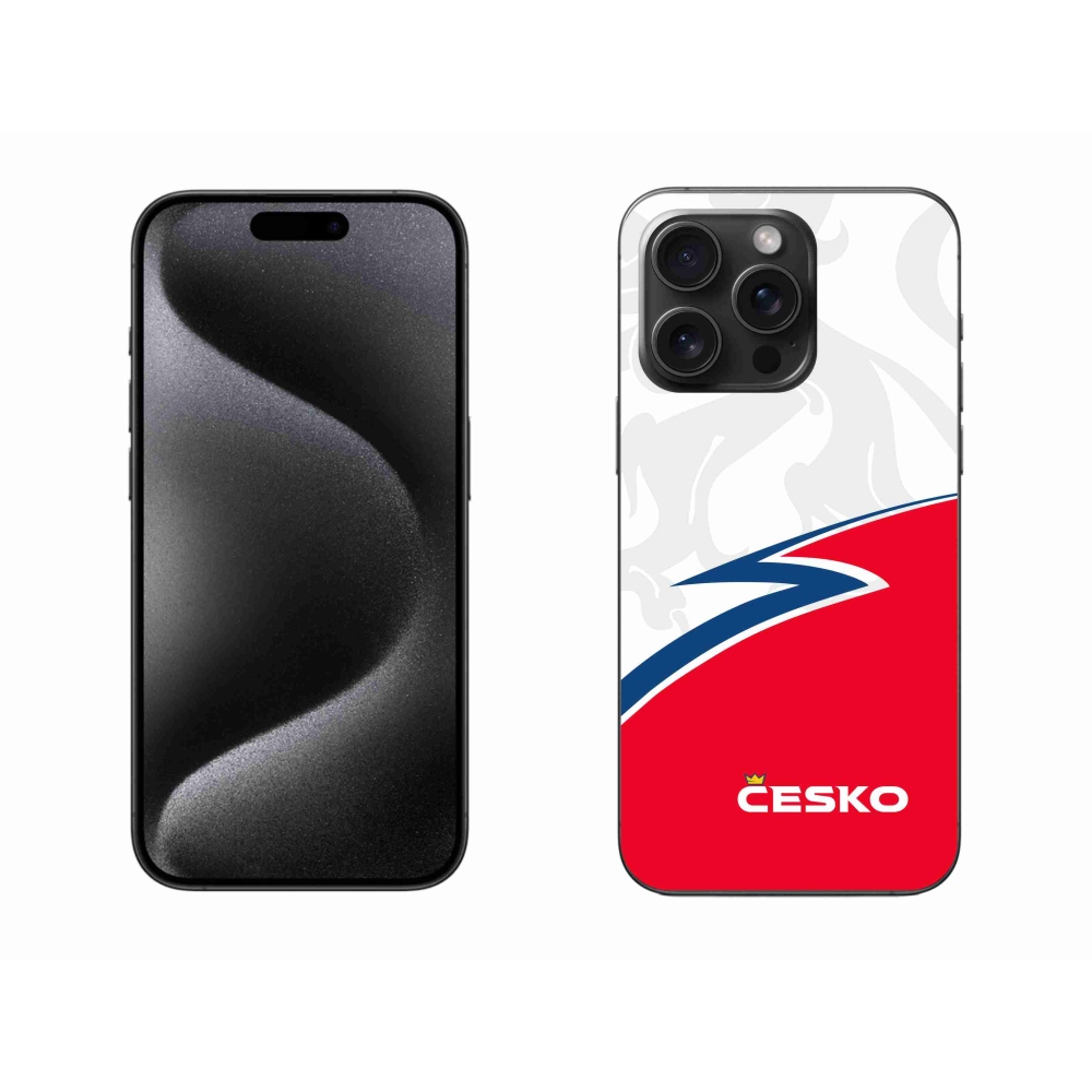 Zselés borítás mmCase iPhone 15 Pro Max készülékhez - Csehország 1