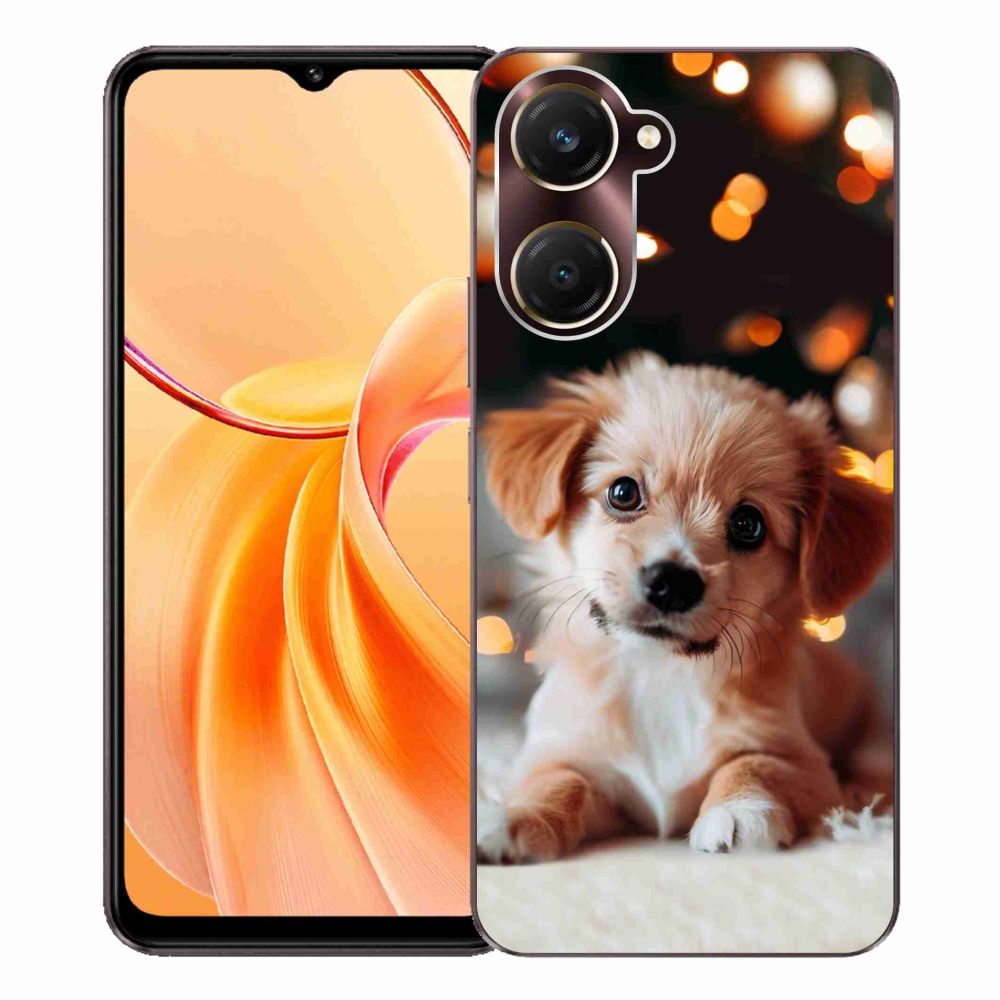 Gél borítás mmCase a Vivo Y28s 5G készülékhez - kölyökkutyakölyök