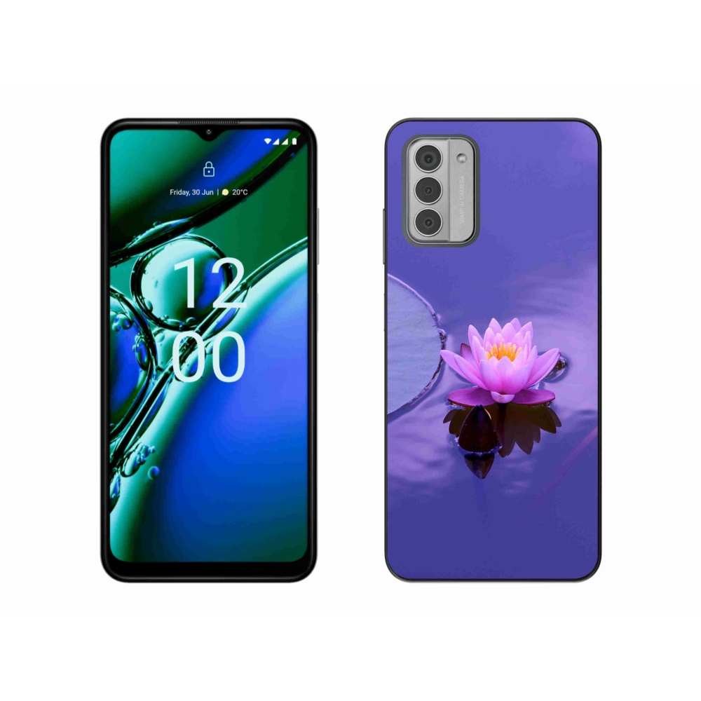 Gél tok mmCase a Nokia G42 készülékhez - virág a felületen