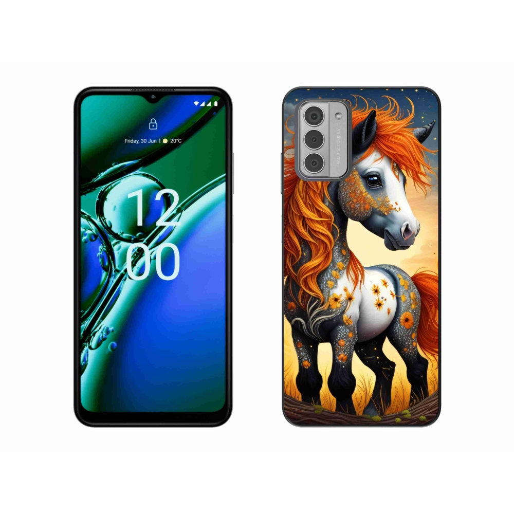 Zselés borítás mmCase a Nokia G42 készülékhez - színes póni